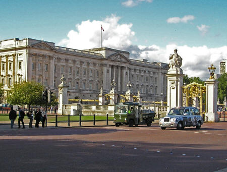 Buckingham Palace in London England