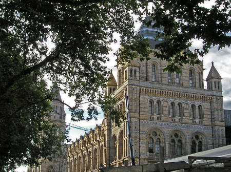 Natural History Museum in London England