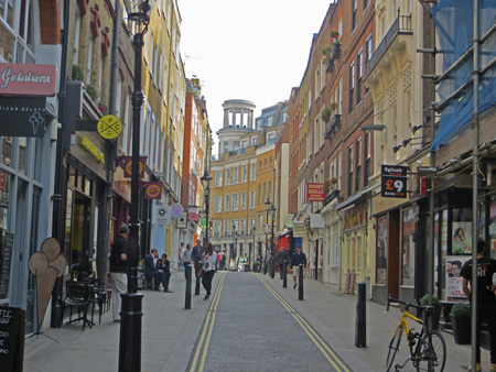 Soho District of London England